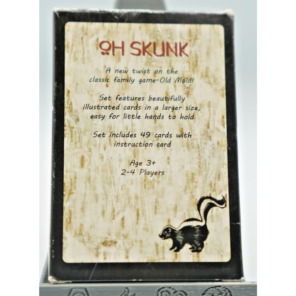 Oh Skunk Card Game - Family Twist on Old Maid - 49 Cards - Ages 3+ - Used - Picture 2 of 2